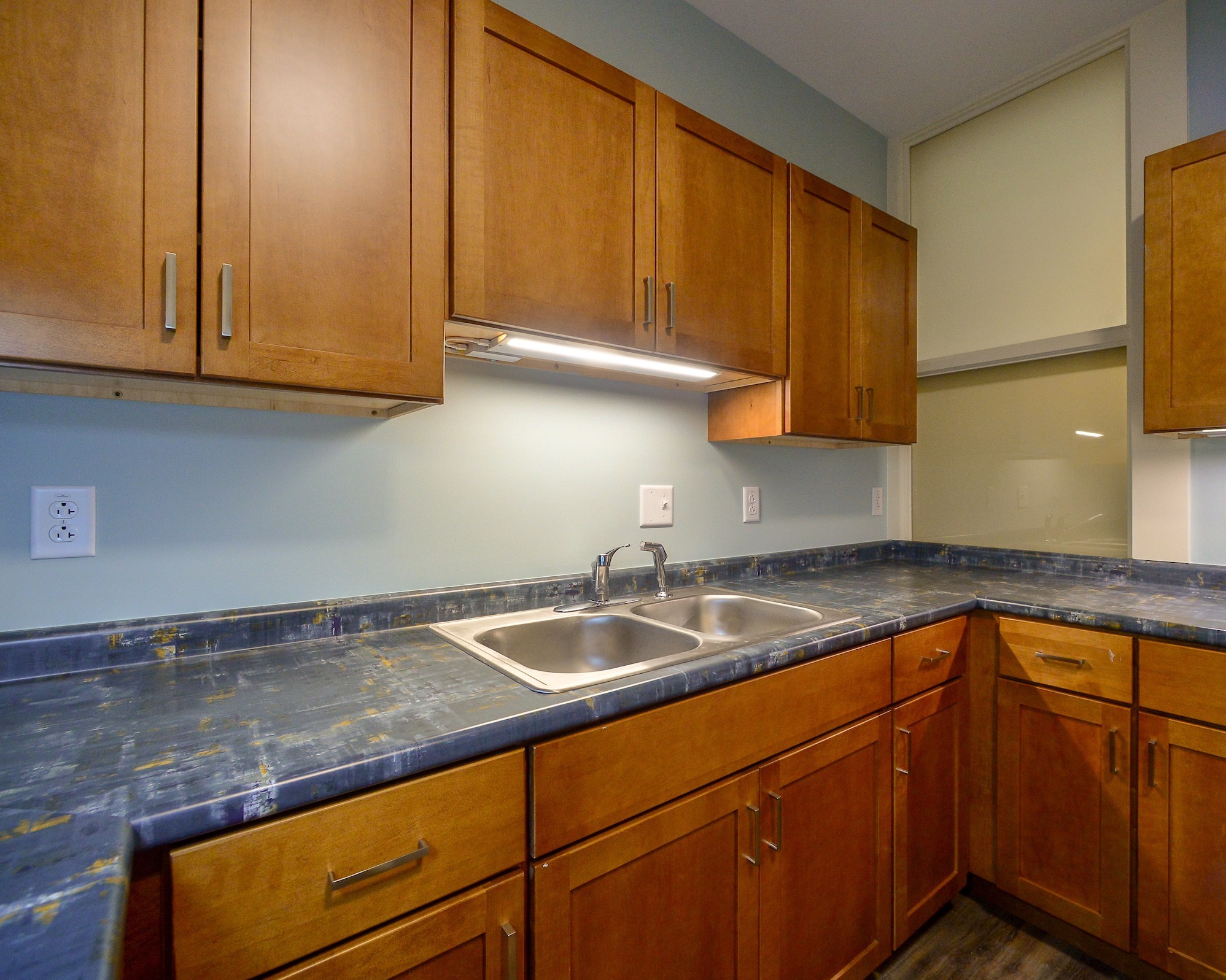 countertops in french block apartments