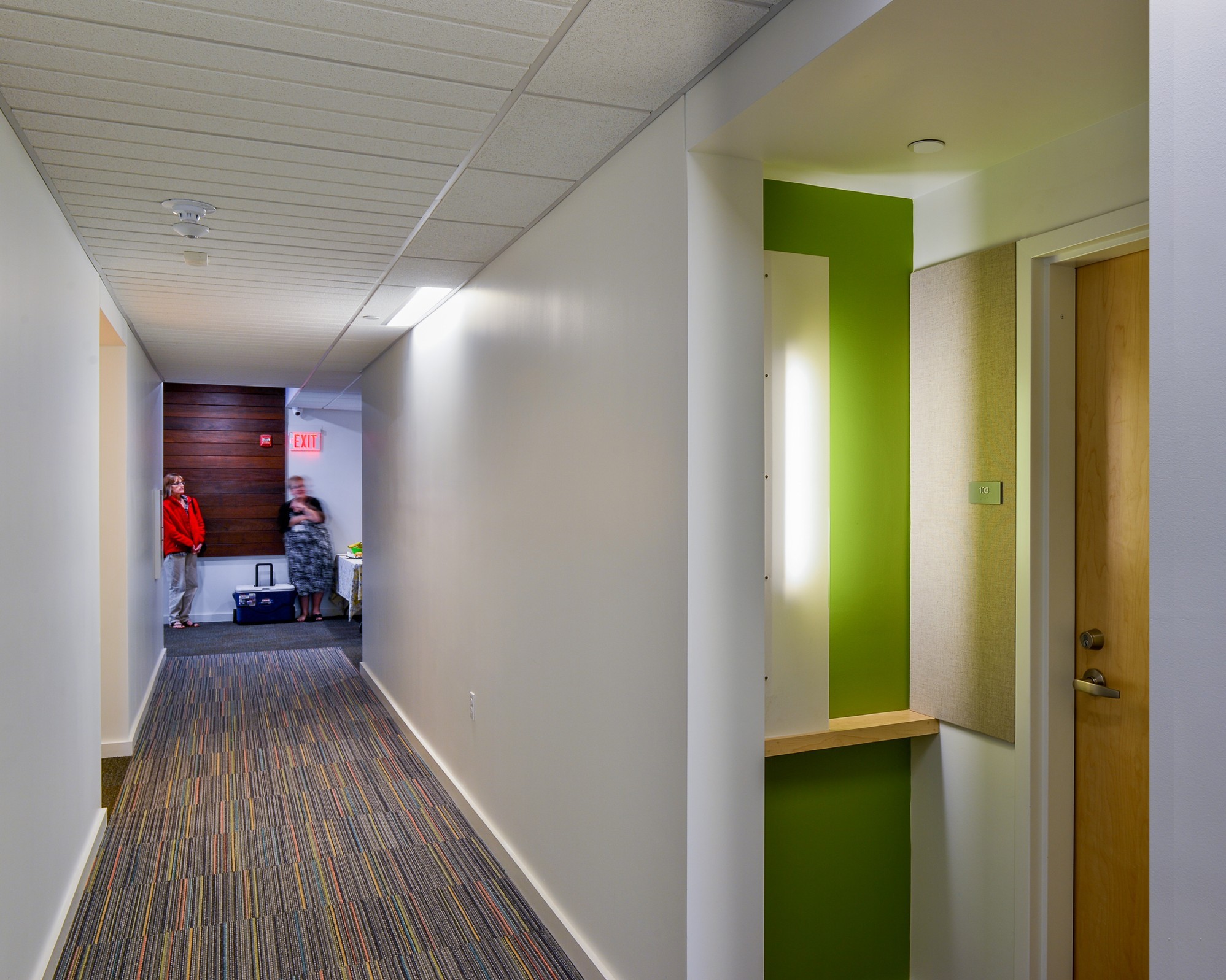 south main apartments hallway