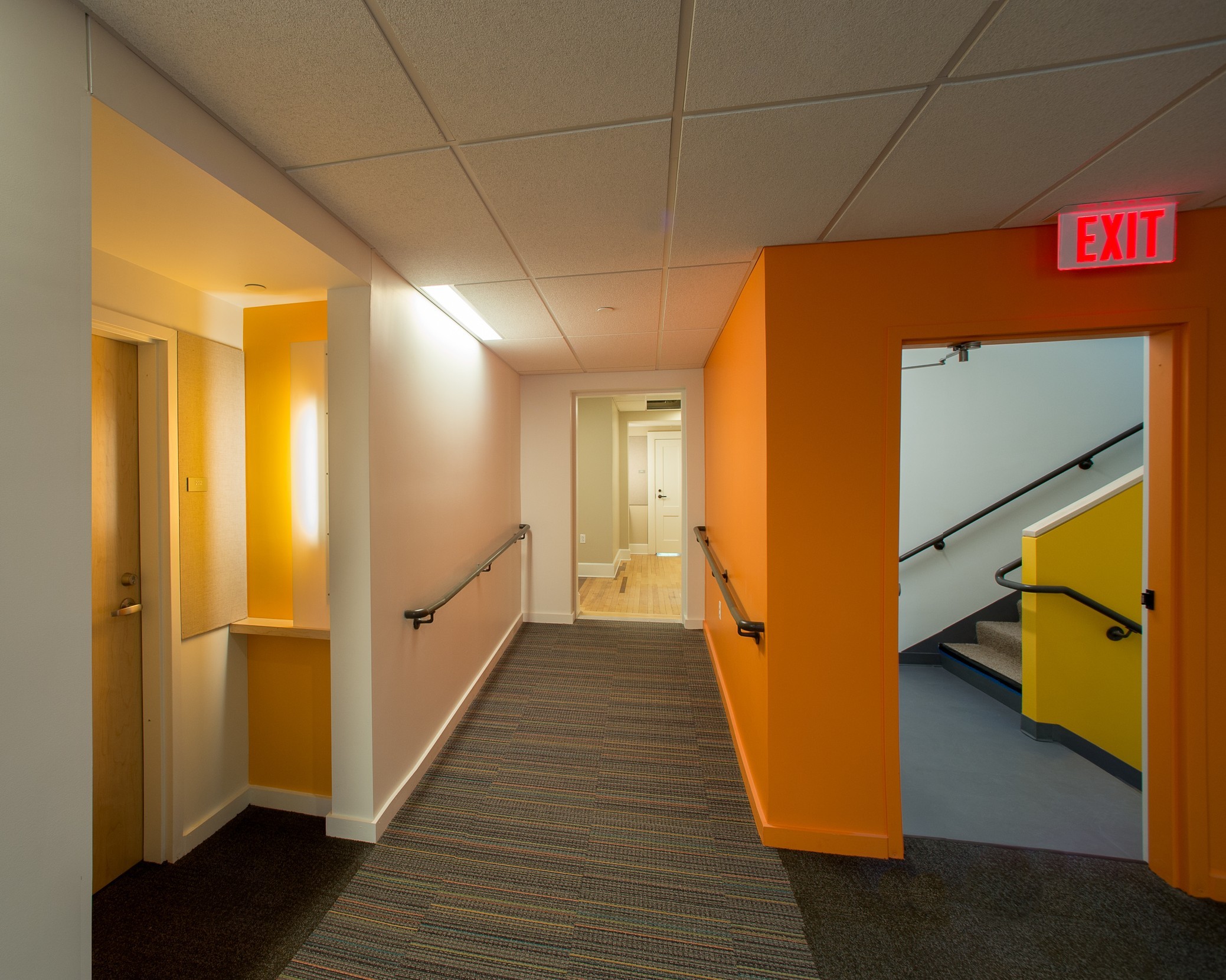 south main apartments hallway