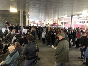 Formal ribbon cutting for Taylor Street Transit