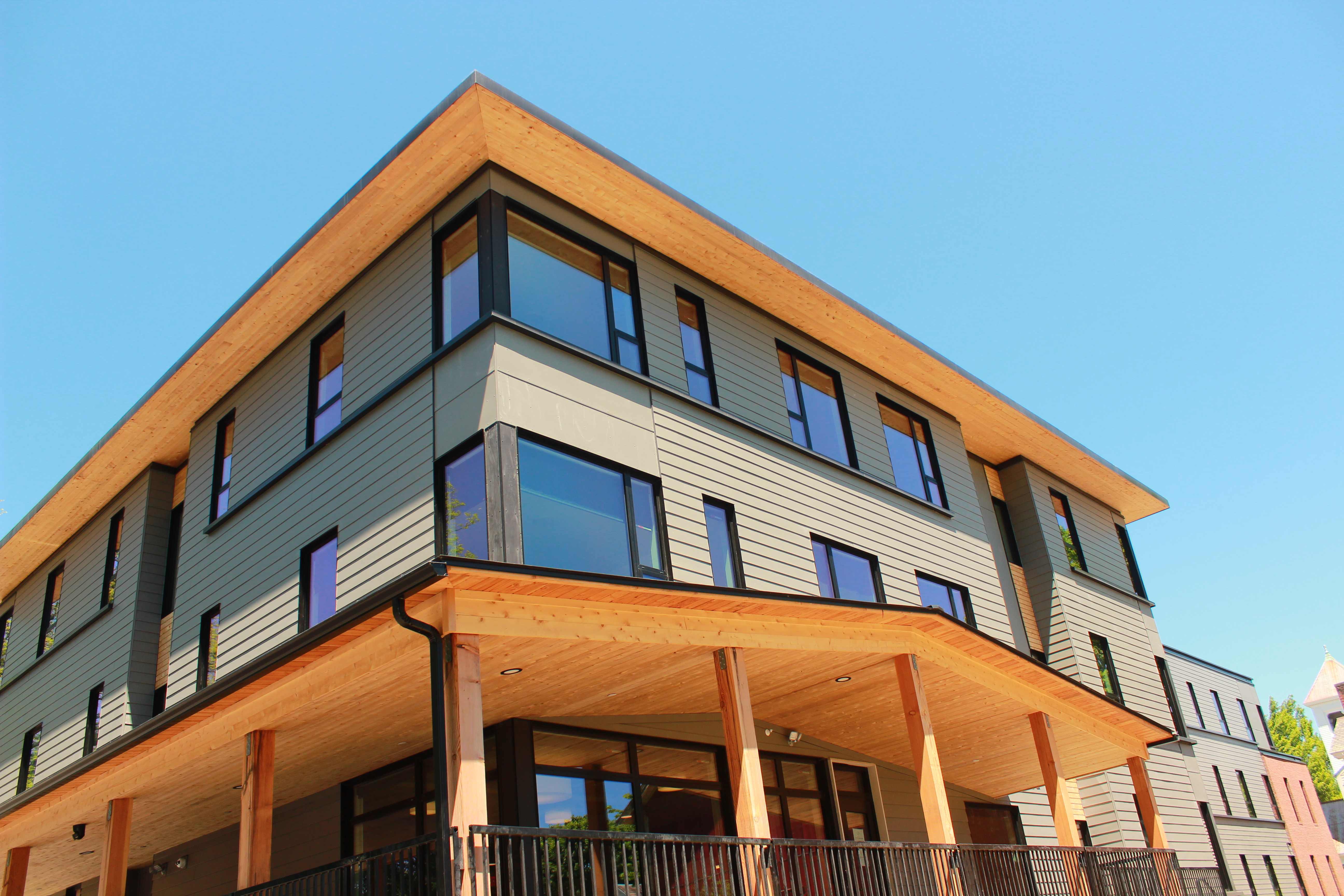 Image of the back exterior of Marsh House