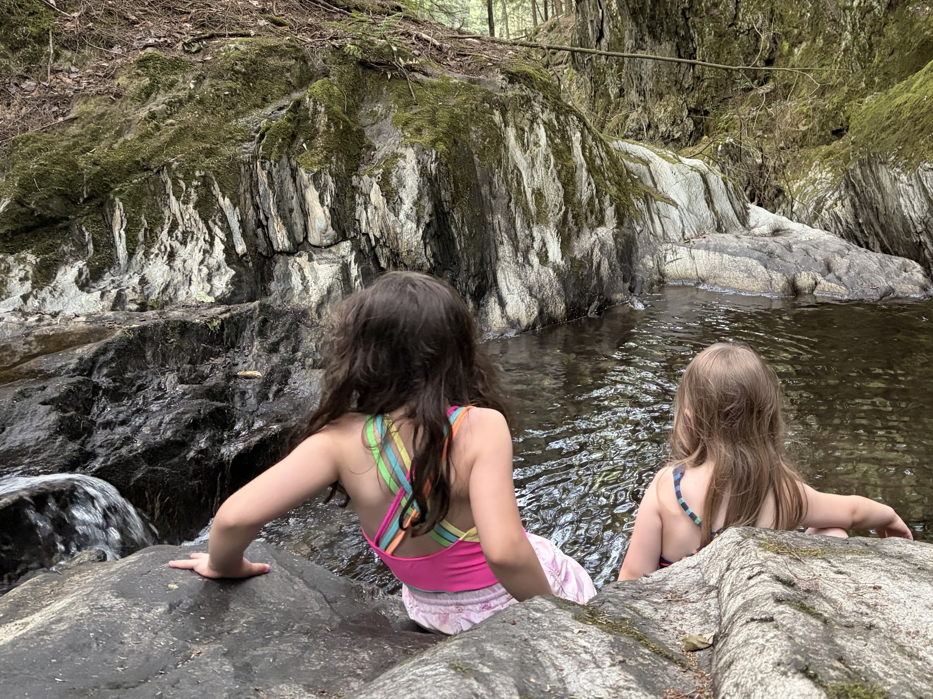 Image of kids playing by a river in Morrisville 